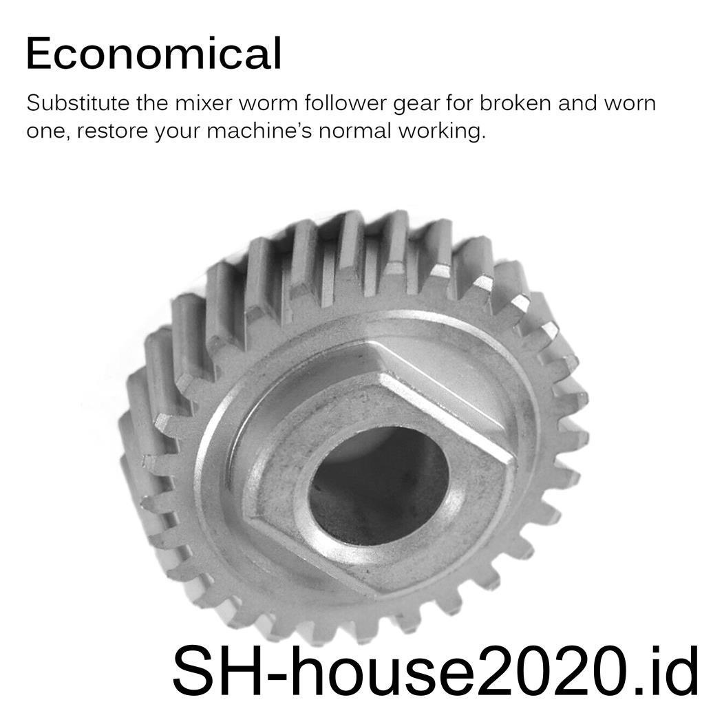 9703543 Stand Mixer Part Worm Follower Gear Modifikasi Fitting Alat Bantu Dapur Kompatibel Dengan Aksesoris 56 Quart