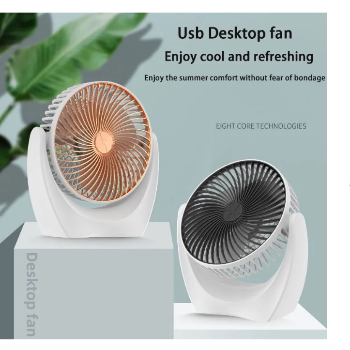 Kipas Angin Meja Desktop Fan Automatic USB