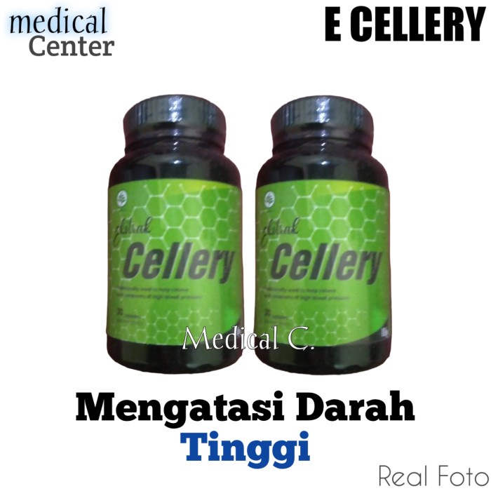 

E CELLERY Obat Herbal Penurun Hipertensi Darah Tinggi Sehat