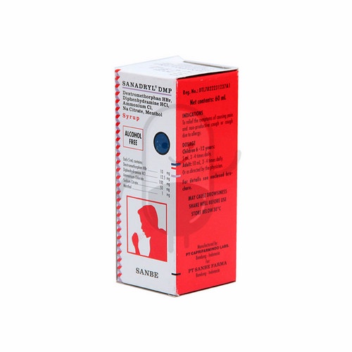 Sanadryl Dmp Sirup 60 Ml