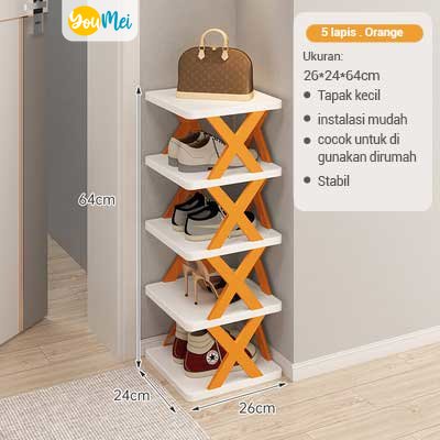 Rak Sepatu Susun / Shoe Rack Sandal Holder Serbaguna - 1102