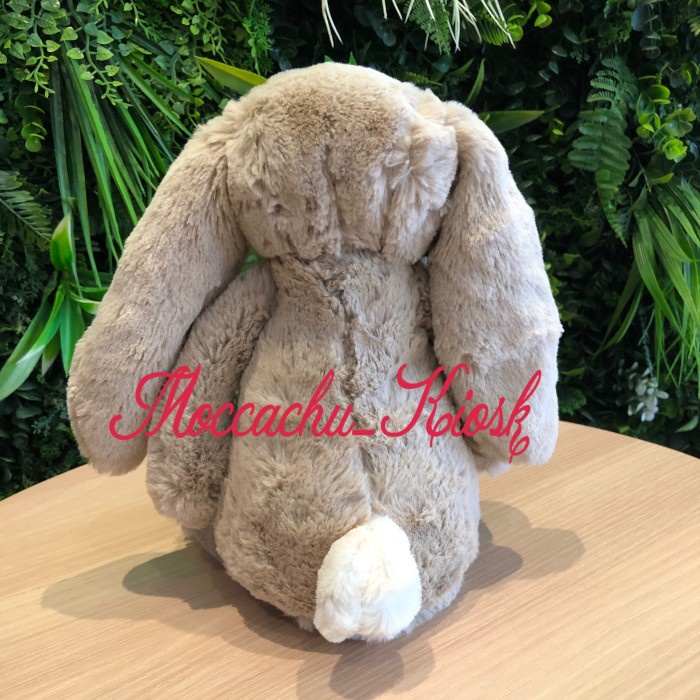 Jellycat Bashful Beige Bunny Medium / boneka kelinci coklat medium - NO TAG