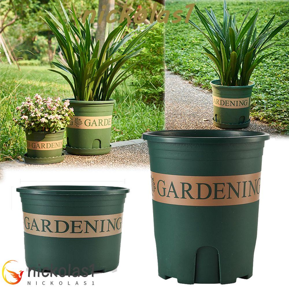 Nickolas1 Pot Bunga Nordic Hijau Galon Mawar Lotus Dekorasi Planters