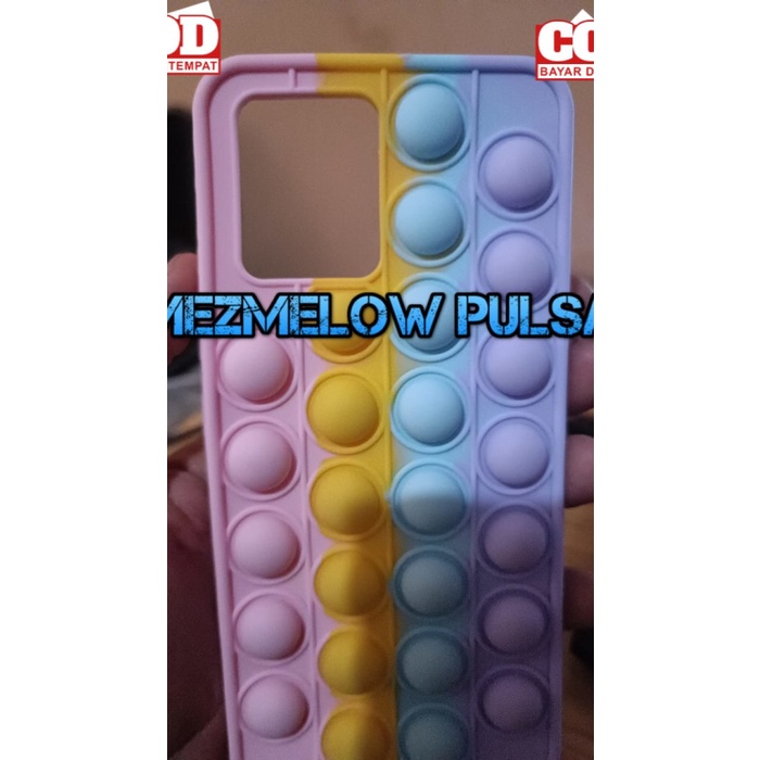 Casing Case Lembut Soft Case POP IT Rainbow Silicone REALME 8 4G / REALME 8 PRO