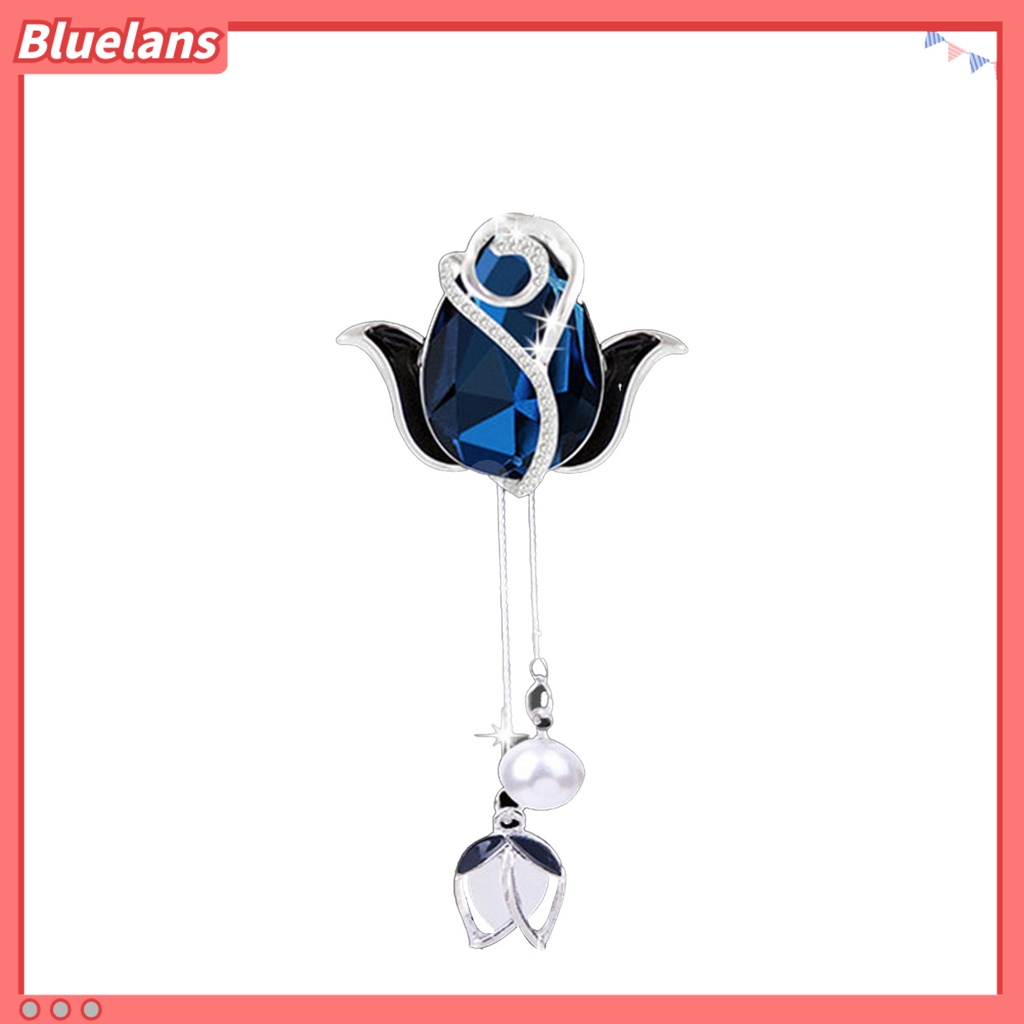 [BLS] Wanita Kalung Bersinar Berlian Imitasi Bertatahkan Tulip/Rose Bunga Swan/Bow Rumbai Pesona Dress-Up Beberapa Gaya Panjang Sweater Rantai Gaun Pesta Kalung Perhiasan Hadiah