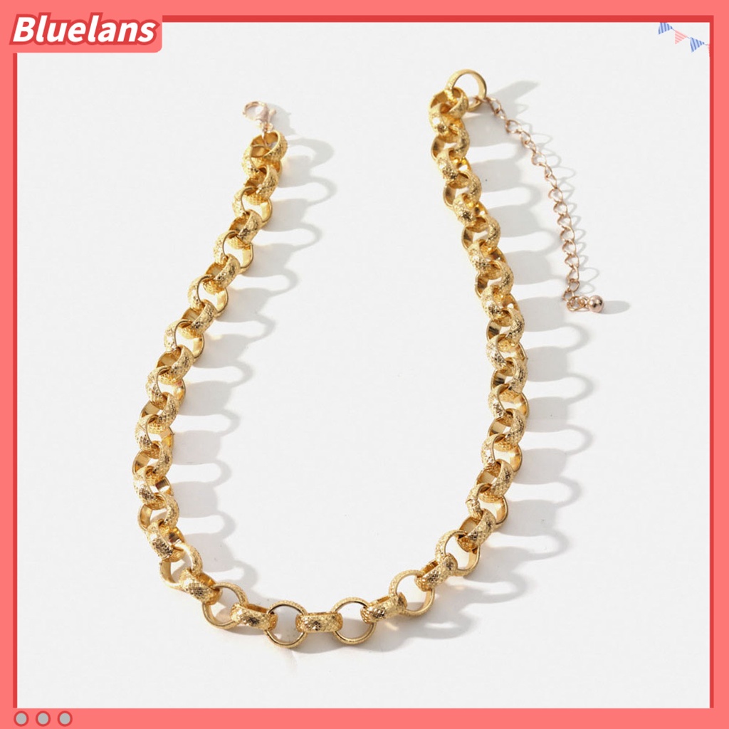 [BLS] Kalung Dewasa Multi-layer Punk Hip-hop Lapis Emas Hypoallergenic Fashion Perhiasan Alloy Pria Wanita Kaitan Rantai Kalung Untuk Harian