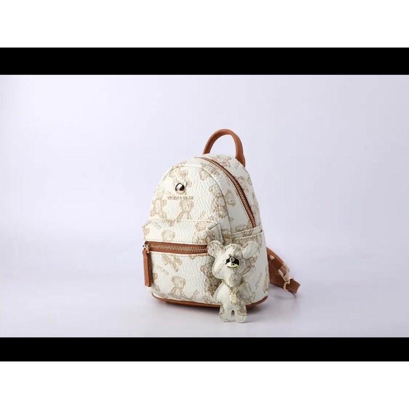 TTWN Bear backpack / sling bag TN 3192 white ORIGINAL 100%