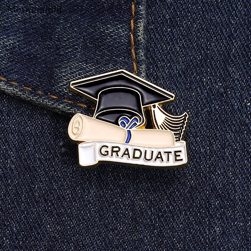 Mornin Wisuda Enamel Pin Siswa Sarjana Cap Bros Kerah Lencana Ransel Best Wishes Perhiasan Hadiah Untuk Teman id