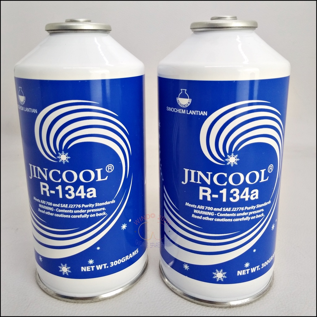 PREON JIN COOL R134A ORIGINAL/PREON AC MOBIL/FREON KULKAS KALENG 390 -MEREK JIN COOL