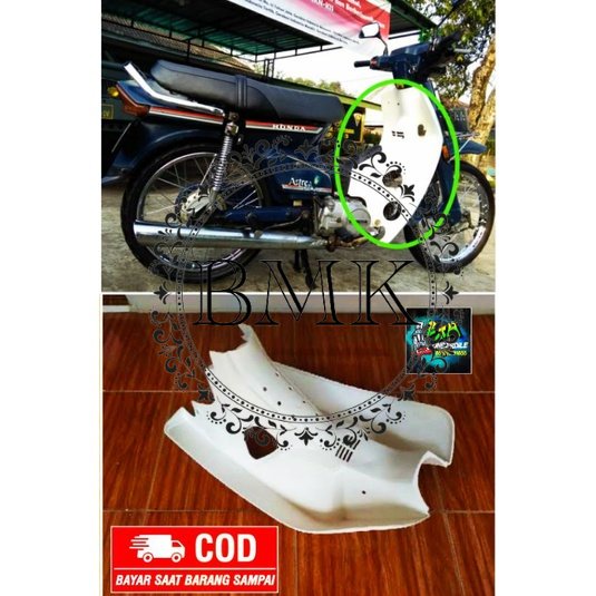 Sayap / dek depan honda prima dek prima warna putih