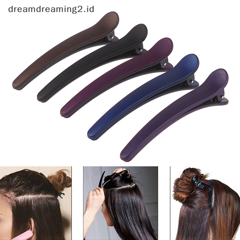 (drea) 1pcs Wanita Non-Slip Plastik Duckbill Aligator Jepit Rambut Hair Clip Barrette Penjepit //