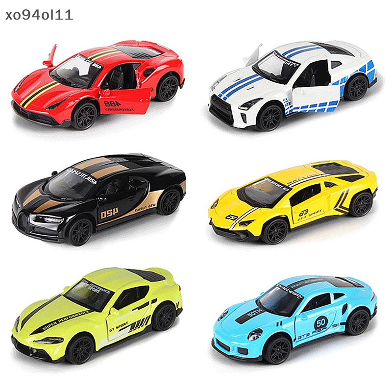 Xo 1Pc 1:43 Bahan Alloy Vintage Diecast Model Mobil Model Mobil Tarik Belakang Klasik Untuk Anak OL