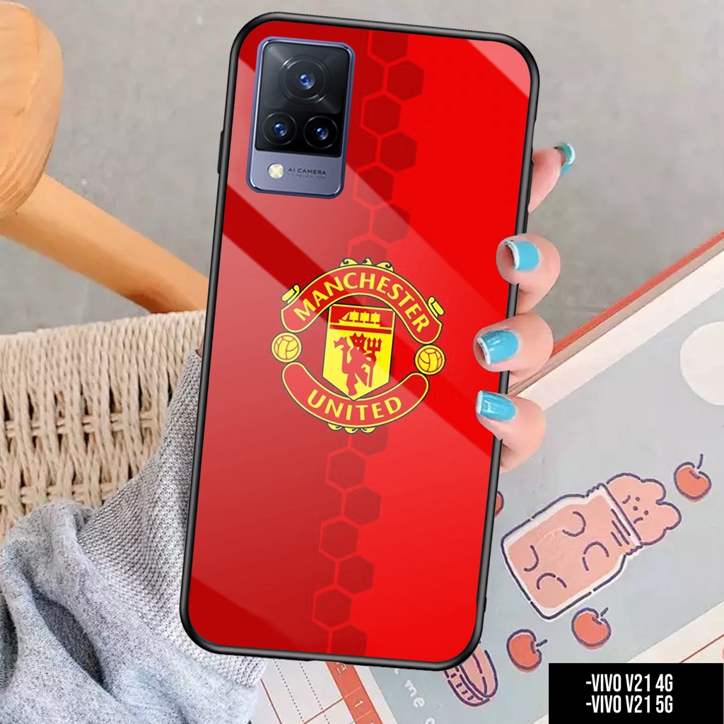 CASE VIVO V21 4G / V21 5G - Casing Vivo V21 4G / 5G Terbaru king store [ FOOTBALL ] Silikon Vivo V21