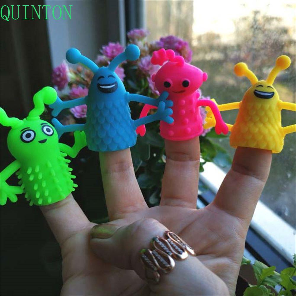 Quinton Hand Puppets Role Play Novelty Bercerita Prop Hadiah Anak Bayi Bercerita Orang Tua Alat Peraga Bercerita