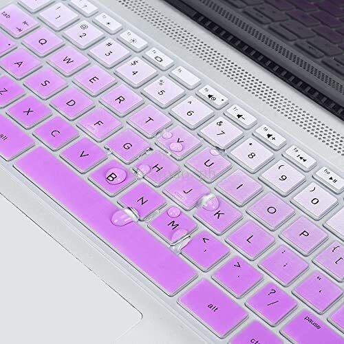 Sarung Keyboard HP Pavilion x360 Laptop 14inch Warna Ungu Gradasi...