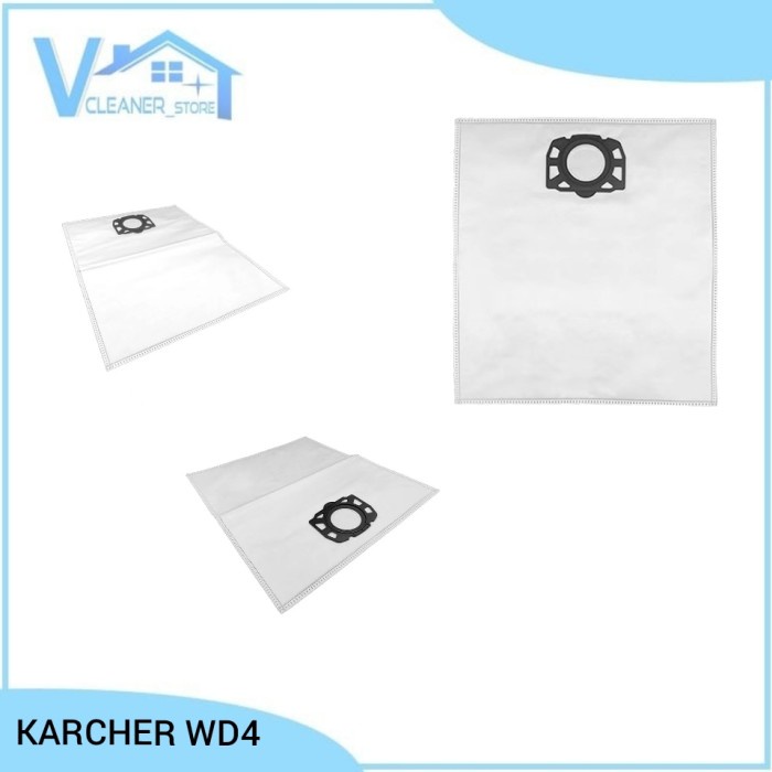 Karcher Fleece Filter Bag Kantong Debu Vacuum Cleaner MV4 MV5 MV6 WD4 WD5 WD6