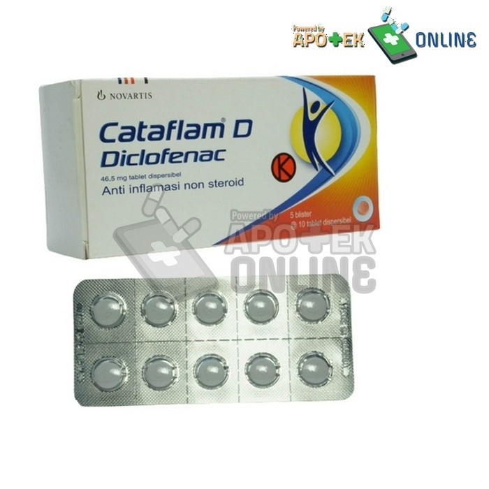 CATAFLAM DISPERSIBLE 50MG 1 STRIP 10 TABLET