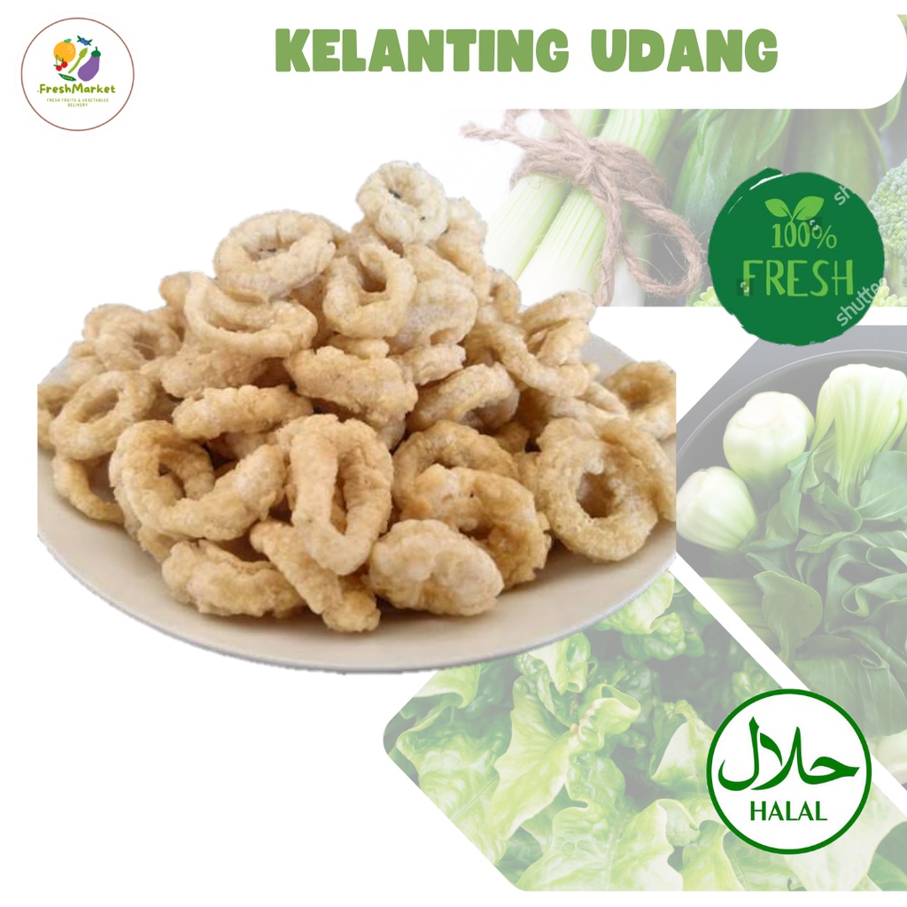 

Kelanting Udang Kerupuk Cemilan 250 Gram Freshmarketlampung