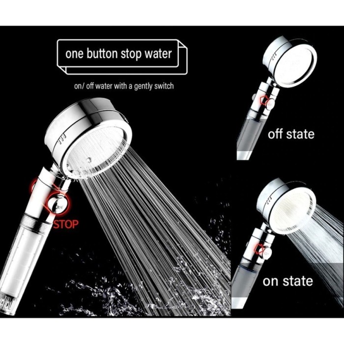 KIMIKO PREMIUM IMPORT / TURBO FAN SHOWER HEAD ORIGINAL