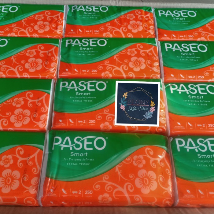 HARGA GROSIR 1 CTN paseo tissue 250 sheets/tisue paseo smart facial