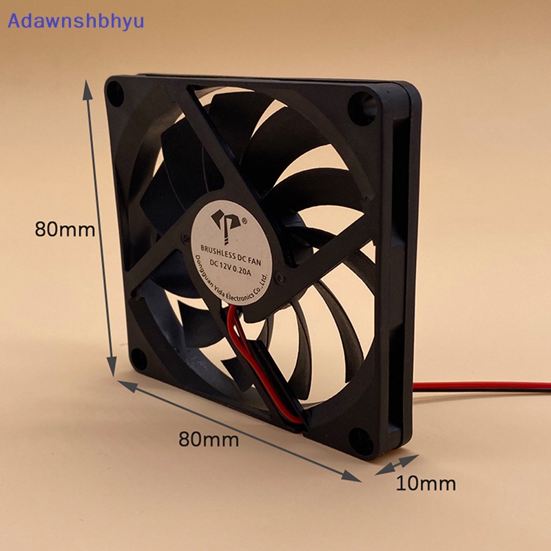 Adhyu Brushless Cooling Fan 8010kipas Pendingin 5V 12V 24V 2pin 80x80x10mm Heatsink ID