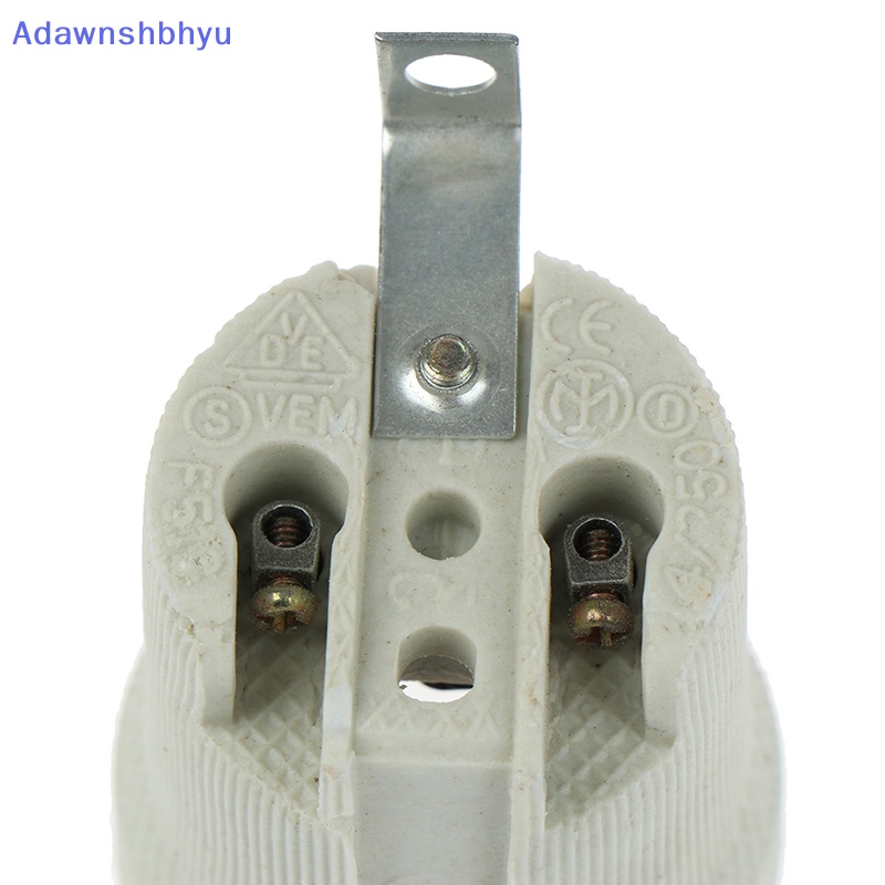 Adhyu E27 Ceramic Screw Base Tahan Suhu Tinggi Socket Light Bulb Holder Adapter ID
