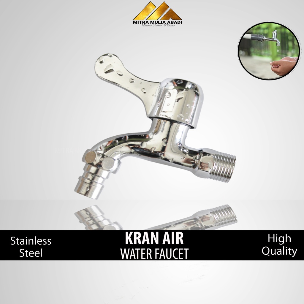 KRAN JEMPOL STAINLESS MODEL TAMAN | DRAT 1/2INCH