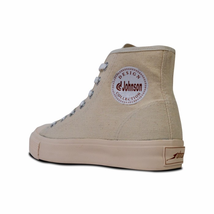 Sepatu Sneakers Johnson - Basic Highcut HC Milky - 35