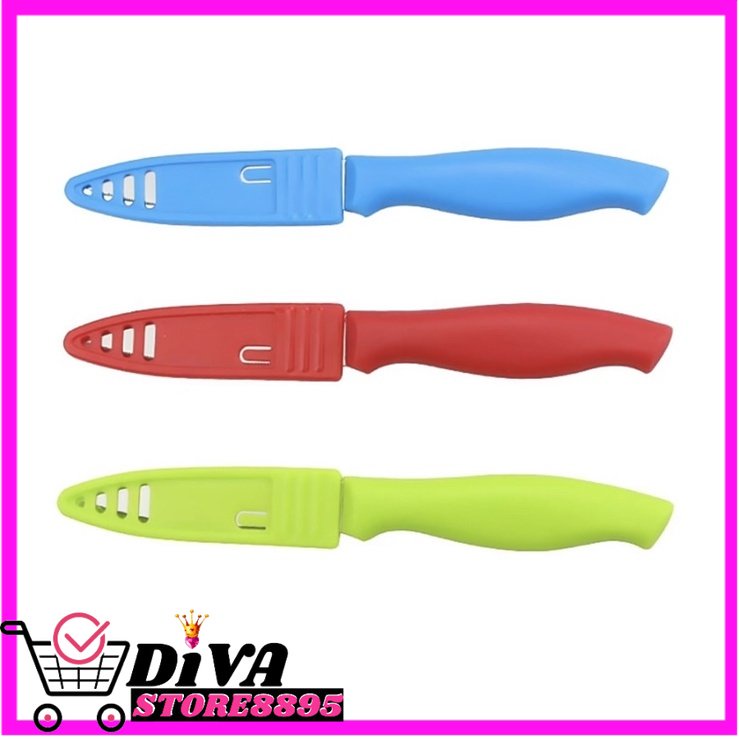 Pisau Sayur Buah ( 1 pcs ) potong Dapur Knife Kupas motong sayuran Stainless steel DIVA STORE