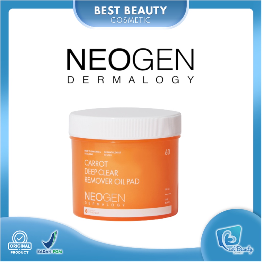 ★ BB ★ NEOGEN Dermalogy Carrot Deep Clear Oil Pad