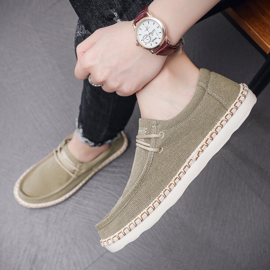 Sepatu Slip On Pria Casual Pria Anti Slip Kantor Sepatu Cowok Kualitas Bagus Viral Best Seller Premium