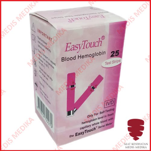 Easytouch Strip Hemoglobin Test Hb Refill Isi 25 Easy Touch