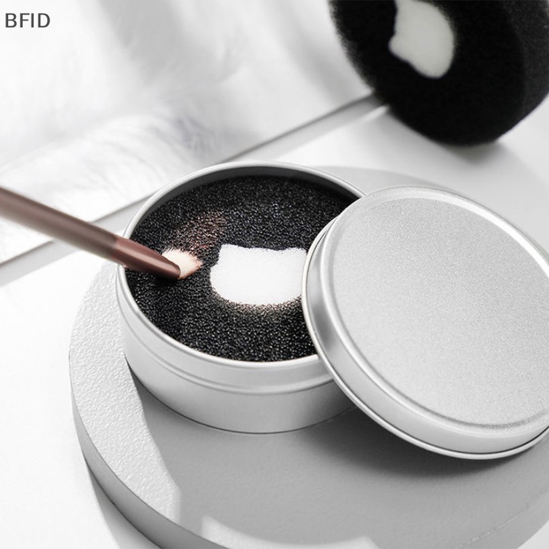 [BFID] Kuas Makeup Dry Cleaner Box Double Use Eye Shadow Brushes Kuas Penghilang Warna [ID]