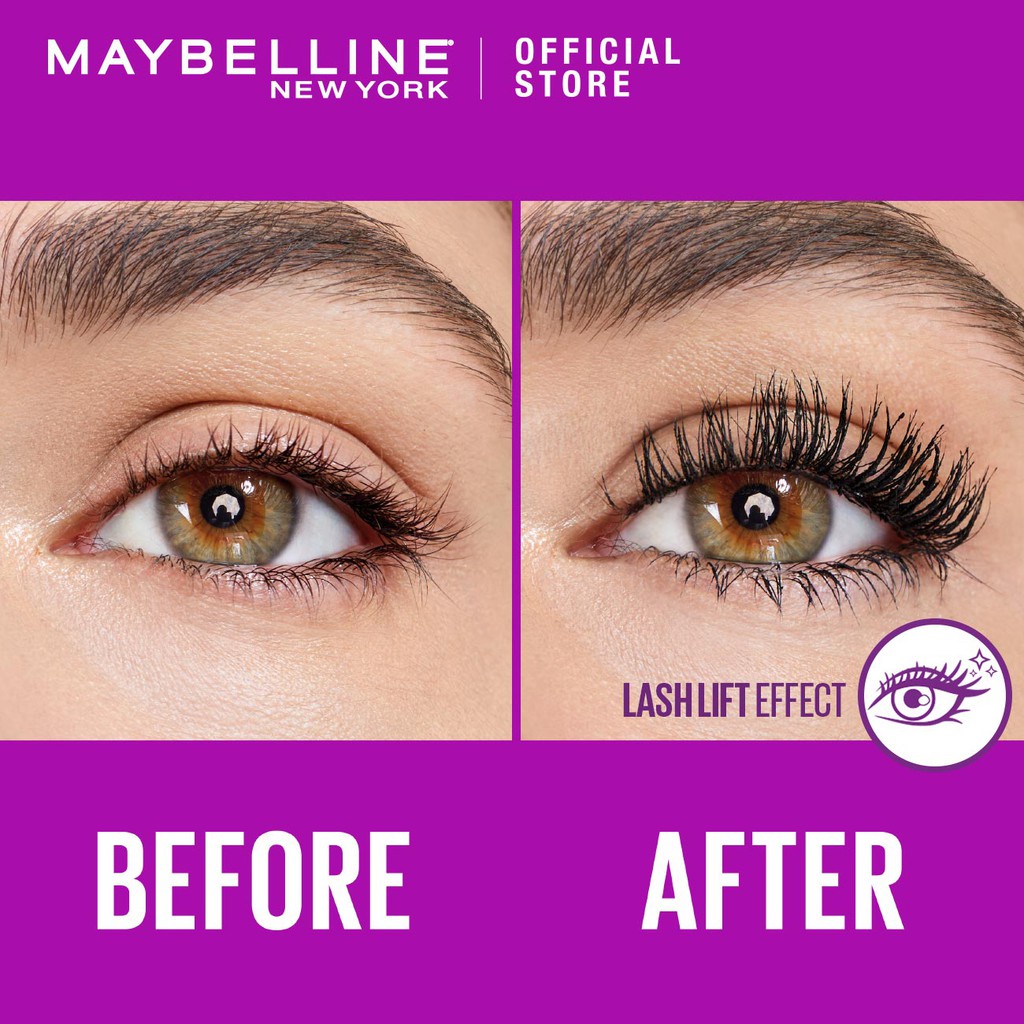 Maybelline The Falsies Lash Lift Mascara Make Up - 8.6ml Waterproof Mascara Panjang Terangkat Tahan 16 Jam