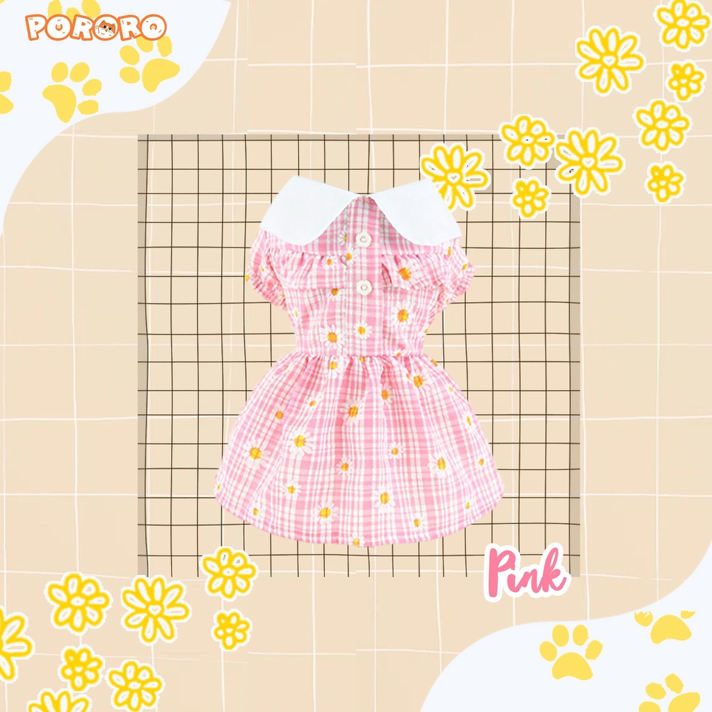 PORORO - Baju Kucing - Dress Twill