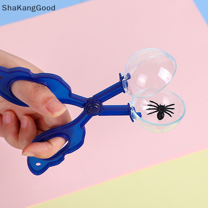 Skid New Perangkap Serangga Handy Scoopers Bug Catcher Set Gunting Serangga Mainan Luar Ruangan Anak Portable Insect Catcher Tongs Pinset Lampu SKK