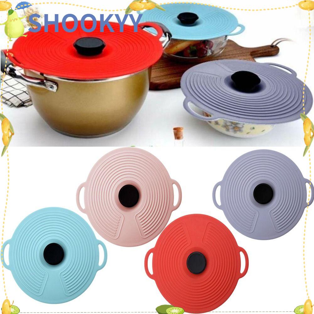 Chookyy Silikon Penutup Tutup Panci Aksesoris Microwave Rumah Tangga Reusable Multifungsi Food Fresh Keeping Cover