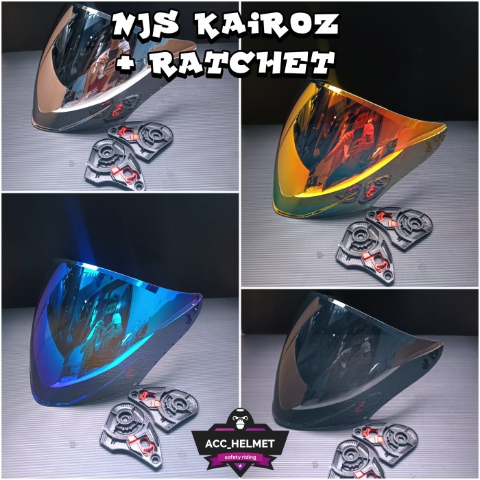 Kaca / Visor Venom Iridium Helm NJS KAIROZ / VISOR NJS KAIROZ