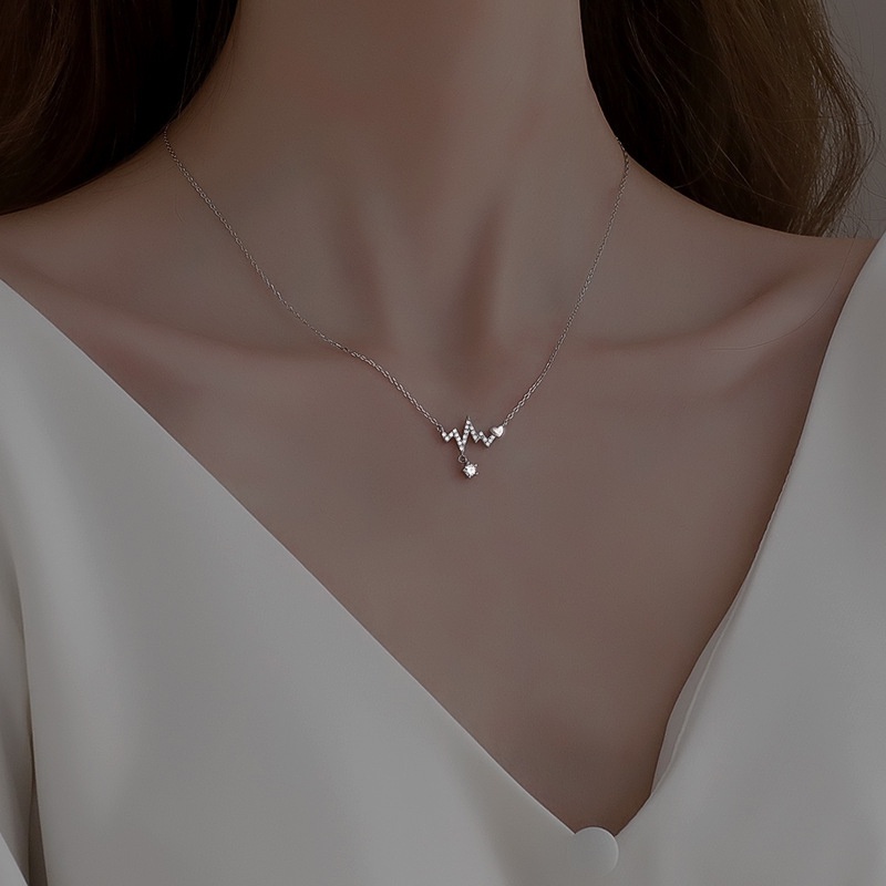 Kalung Geometris Zircon Fashion Alloy Untuk Wanita