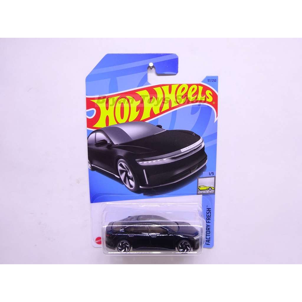 Hot Wheels Lucid Air Hitam