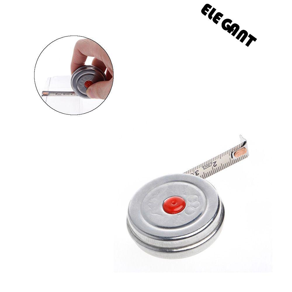 【 ELEGANT 】 Retractable Tape 1pcs Alat Ukur Pengerjaan Kayu Stainless Steel Kantor Bermanfaat