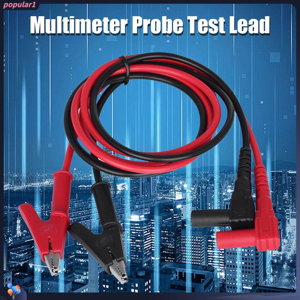 POPULAR Populer Multimeter Probe Test Lead Profesi Klip Buaya Jalur Kabel Tes Tahan Lama