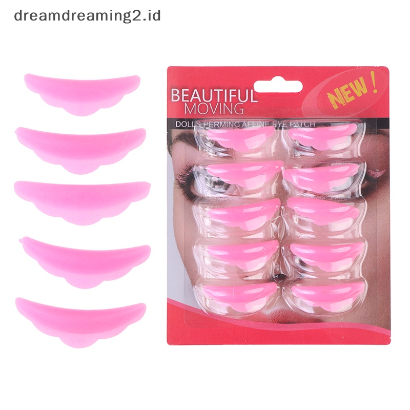 (drea) 5pasang/bag Eyelash Lift Curlers Curl Shields pads S M M1 M2 L Batang Silikon Lembut //