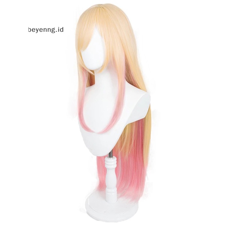 Beyen Anime My Dress-Up Darling Marin Kitagawa Cosplay Wig Rambut Gradasi Kuning ID