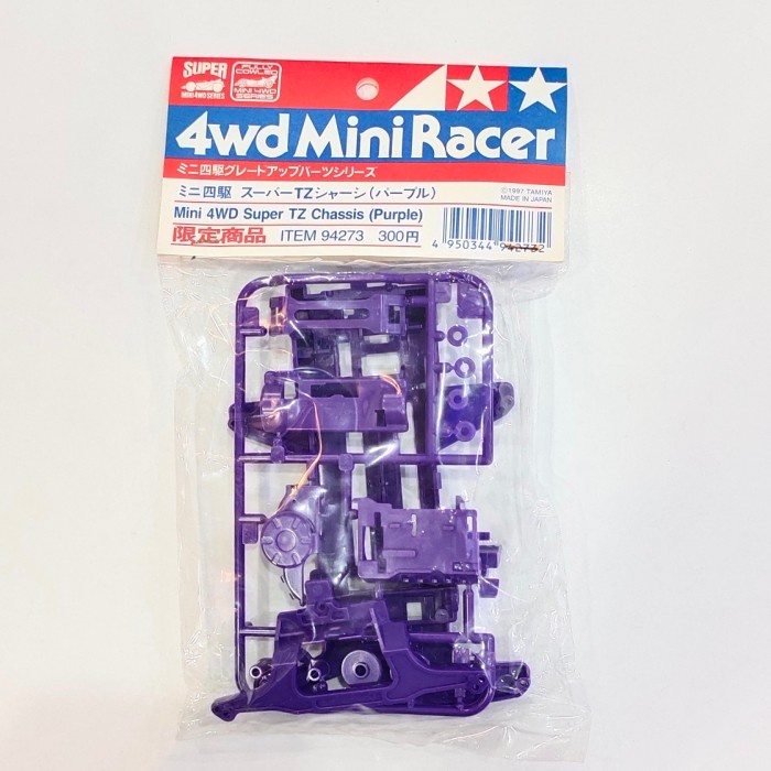 Tamiya 94273 Mini 4WD Super TZ Chassis (Purple)