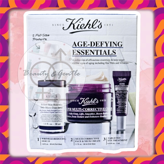 PROMO Kiehls Age Defying Essentials Gift Set Anti Aging Retinol - SMC