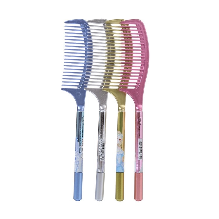4pcs Pen Pulpen Pena Tinta Gel Bentuk Sisir OSM-ST0353