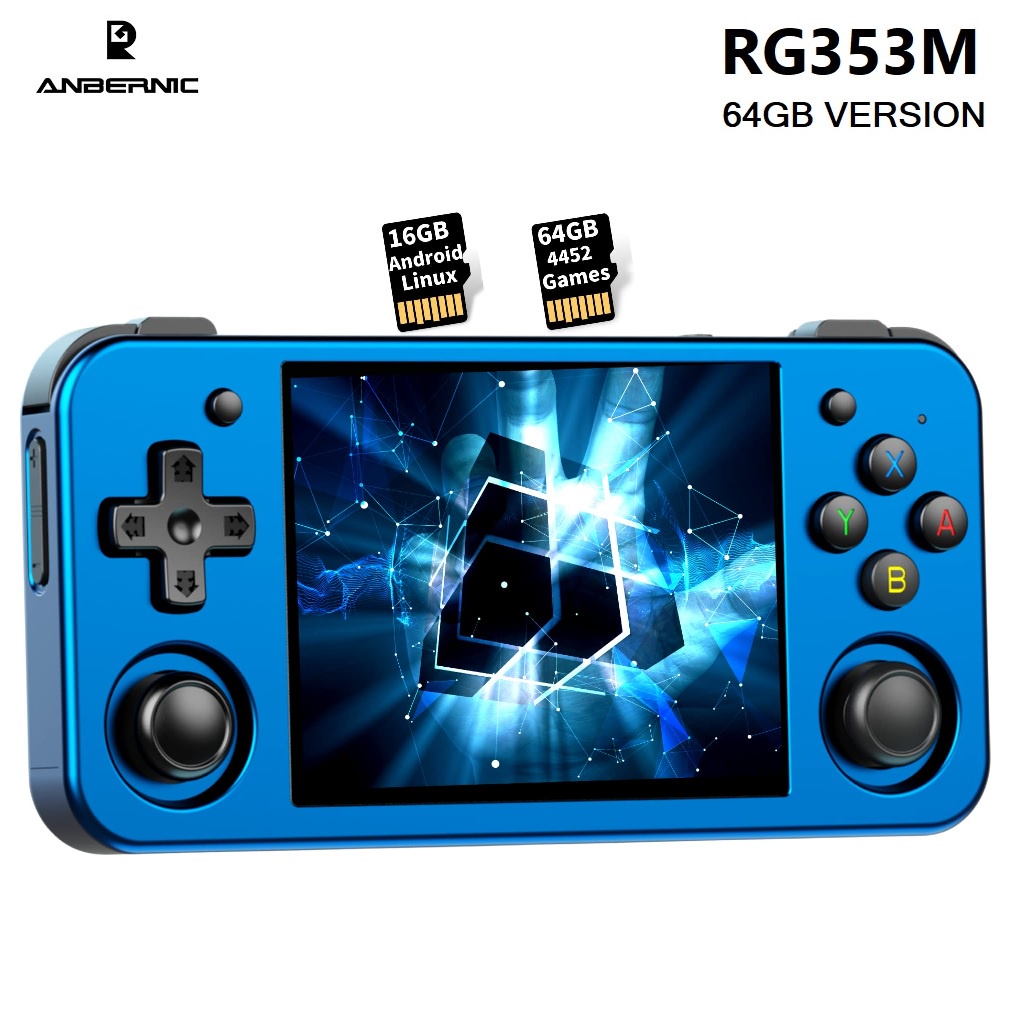 ANBERNIC RG353M 64GB - Dual Mode Emulator Retro Game Handheld Console