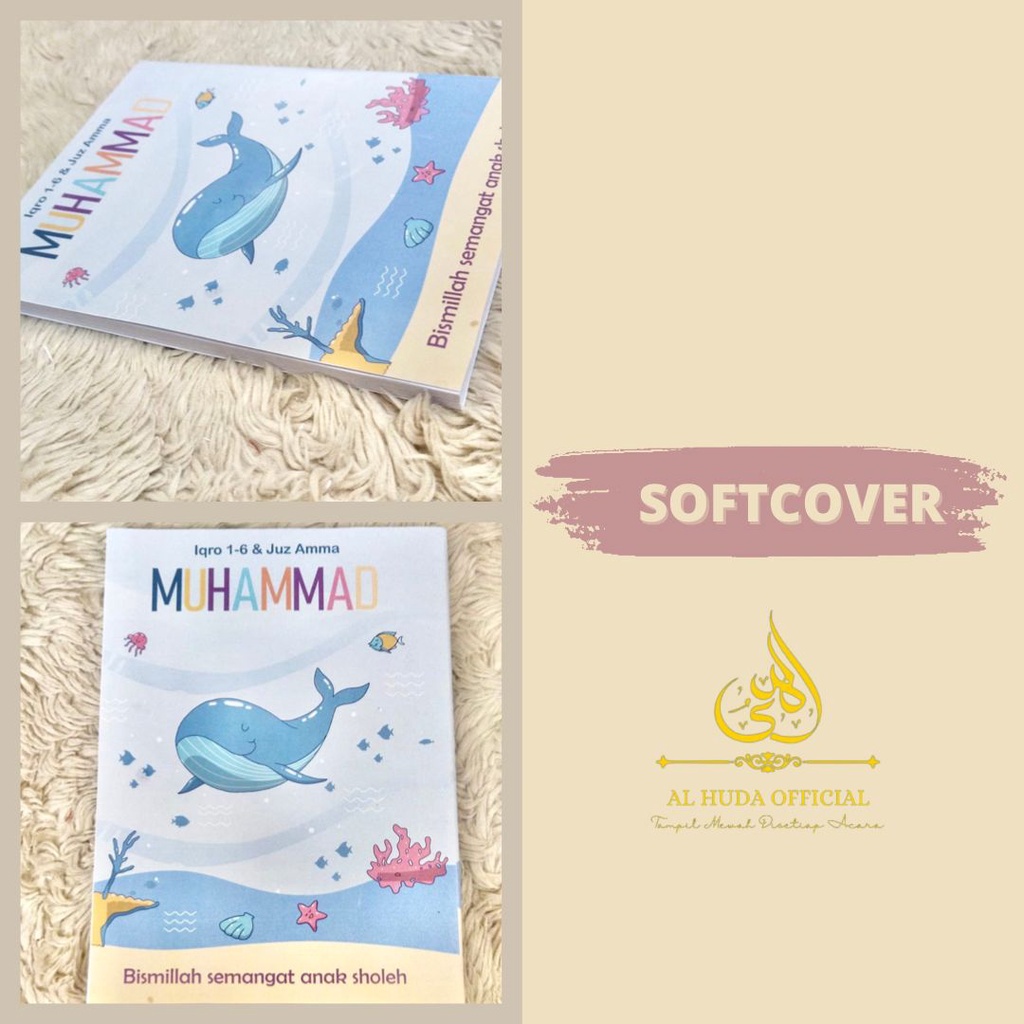 Iqra' Custom HVS BESAR Ekonomis | SOFTCOVER | Souvenir Iqro | Iqra' Custom Murah