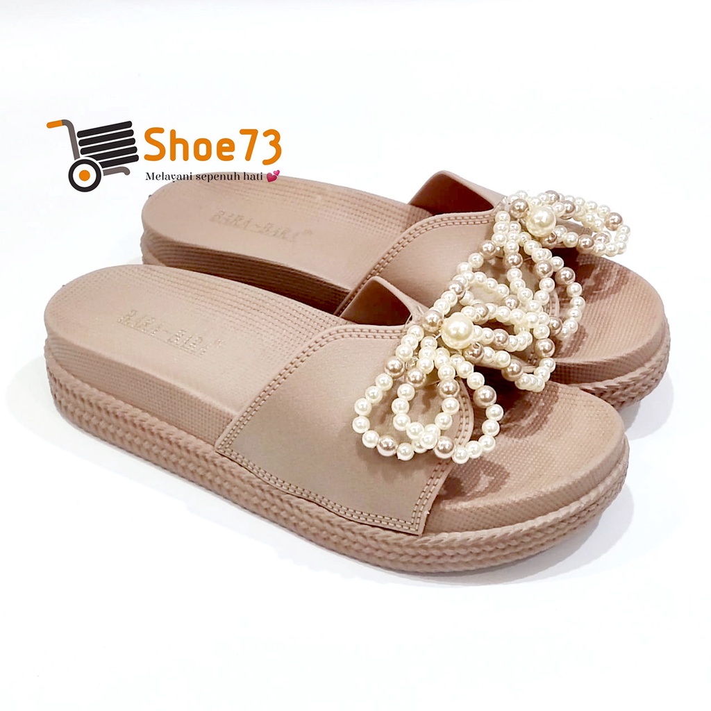 BARA BARA JSL 895 MP6W SIZE 36-40 ORIGINAL l Sandal Selop pita jelly wanita l Sendal kokop cewek impor